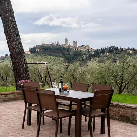 Casale Gazza Ladra Flight Over The Towers San Gimignano
